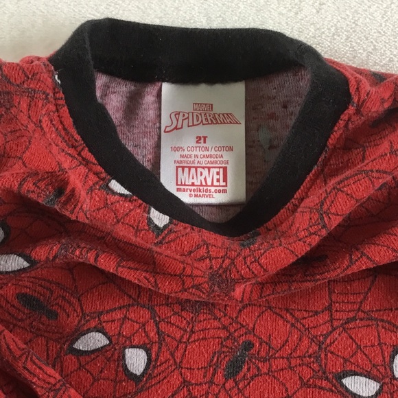 Spider-man 100% cotton matching Pajama set - Picture 3 of 4